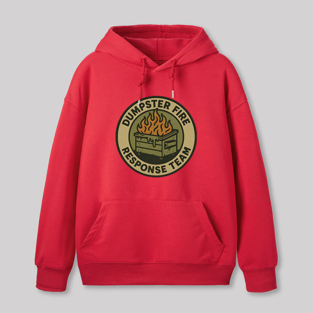 Dumpster Fire Response Team Geek Hoodie
