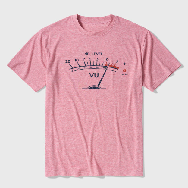 Volume VU Meter Vintage Ultra Soft Heather Tee