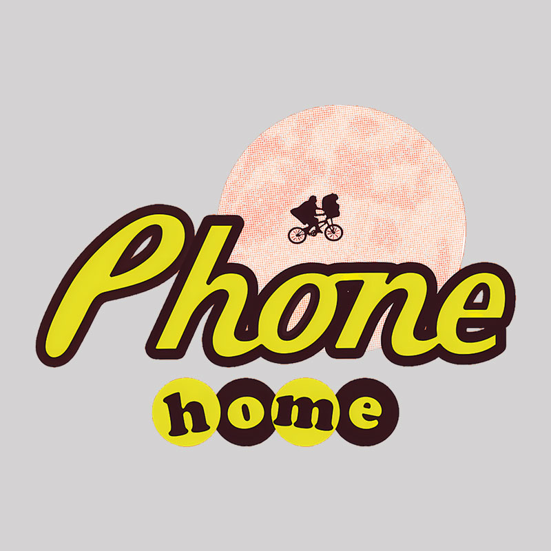 Phone Home Pieces Geek T-Shirt