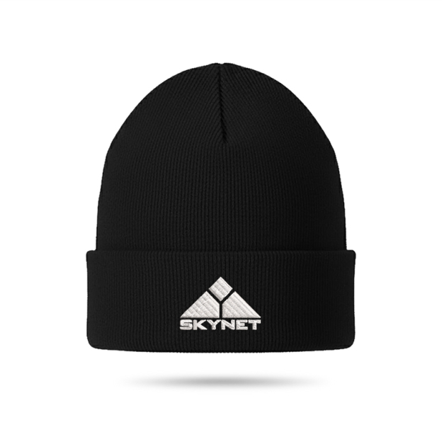Skynet Geek Embroidered Beanie