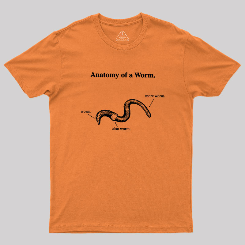 Anatomy Of A Worm Geek T-Shirt