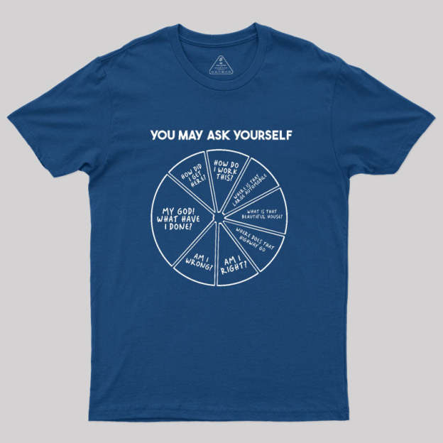 You May Ask Yourself Geek T-Shirt