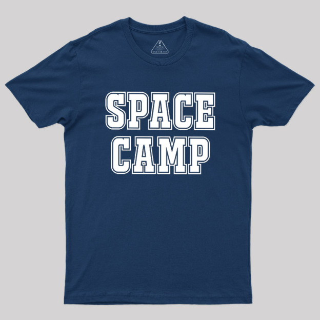Retro 80s Space Camp University Style Geek T-Shirt
