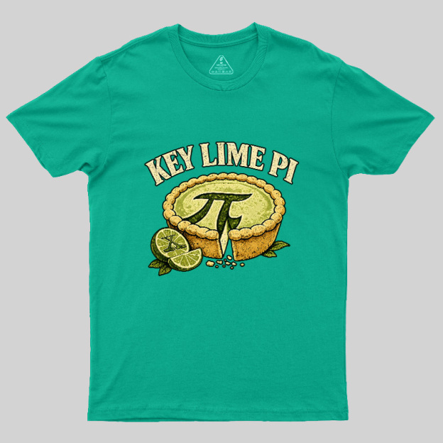 Key Lime Pi Math Geek T-Shirt
