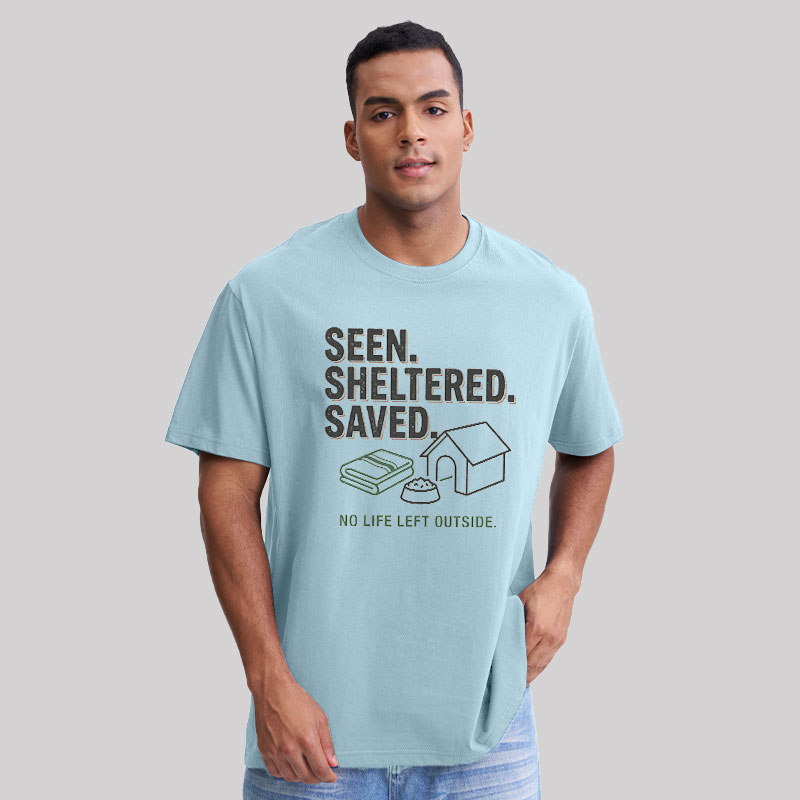 Seen Sheltered Saved Geek T-Shirt