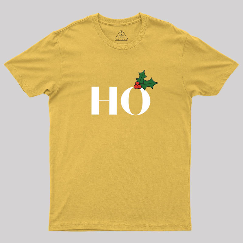 Christmas Ho Holly Classic Geek T-Shirt