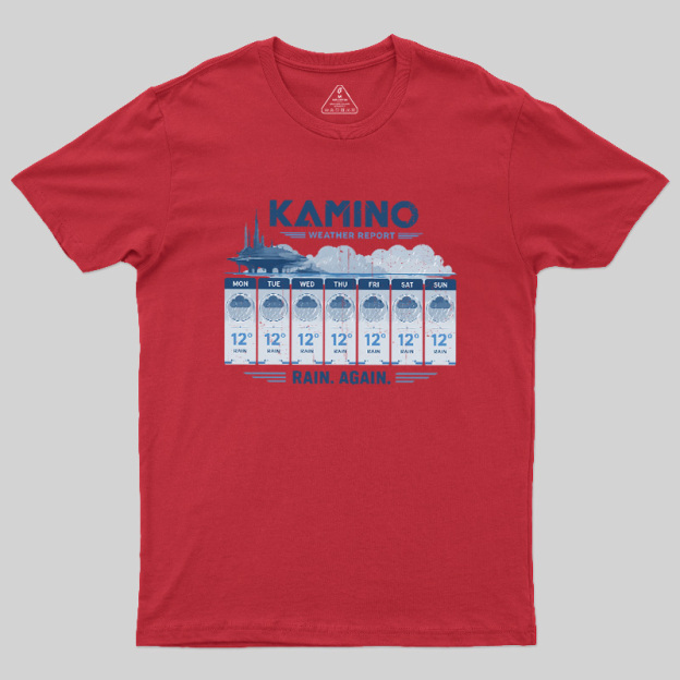 Kamino Rain Report Geek T-Shirt