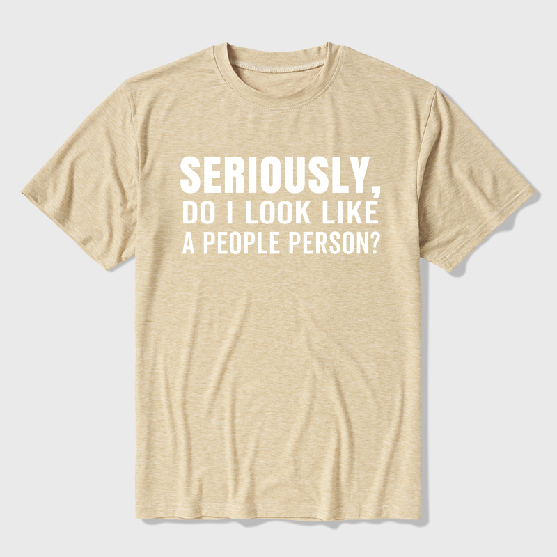 Not a People Person Ultra Soft Heather Tee