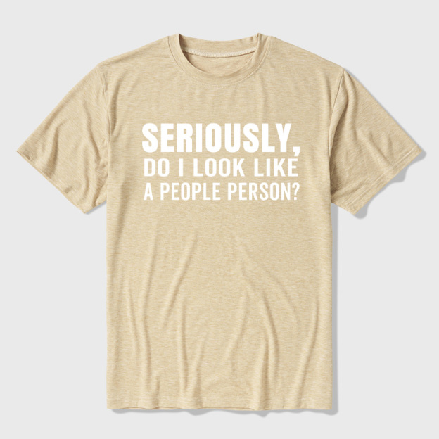 Not a People Person Ultra Soft Heather Tee