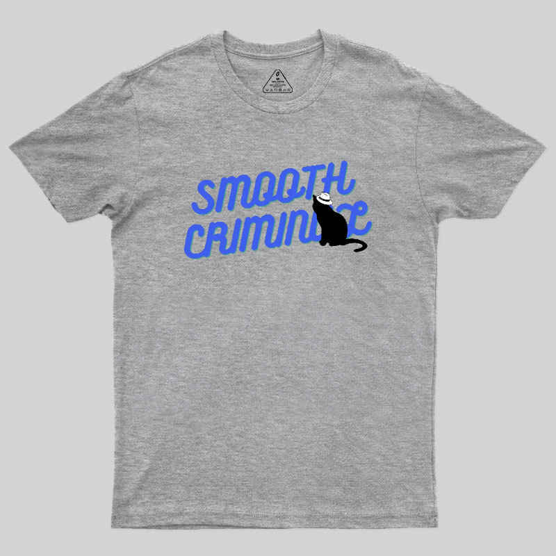 Smooth Criminal Cat Geek T-Shirt