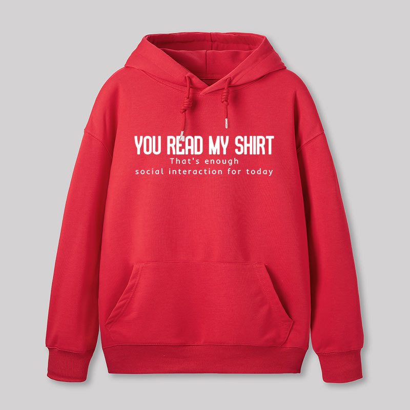 Social Interaction Geek Hoodie