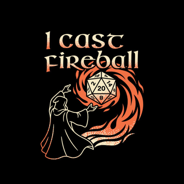 Roll?for?Fireball Geek T-Shirt