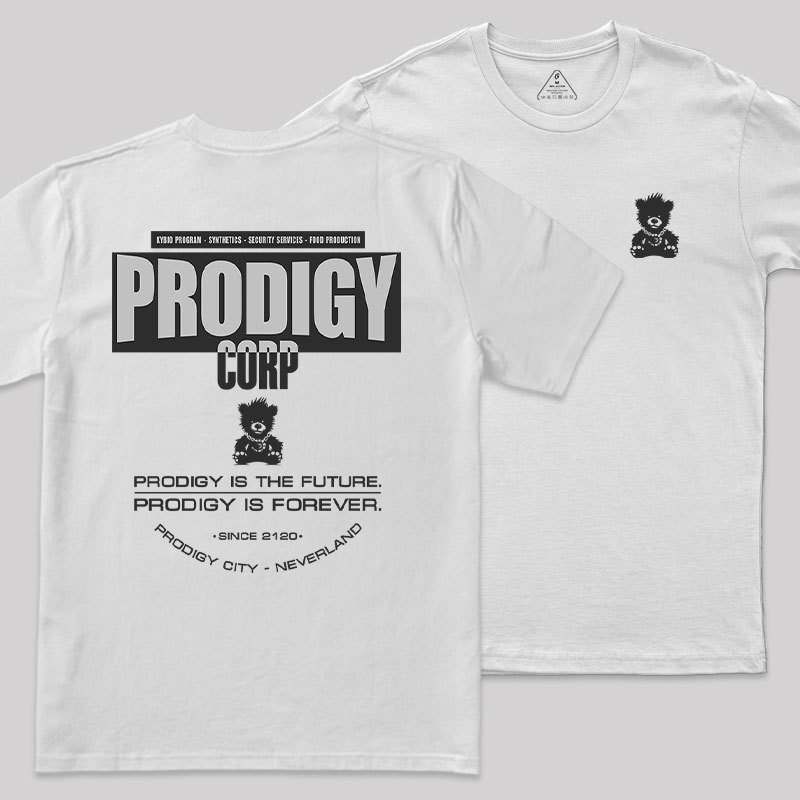 Prodigy Corp Front and Back Printed Geek T-Shirt