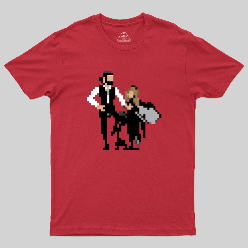 Pixel Rumors Fleet Rock Duo Graphic Geek T-Shirt