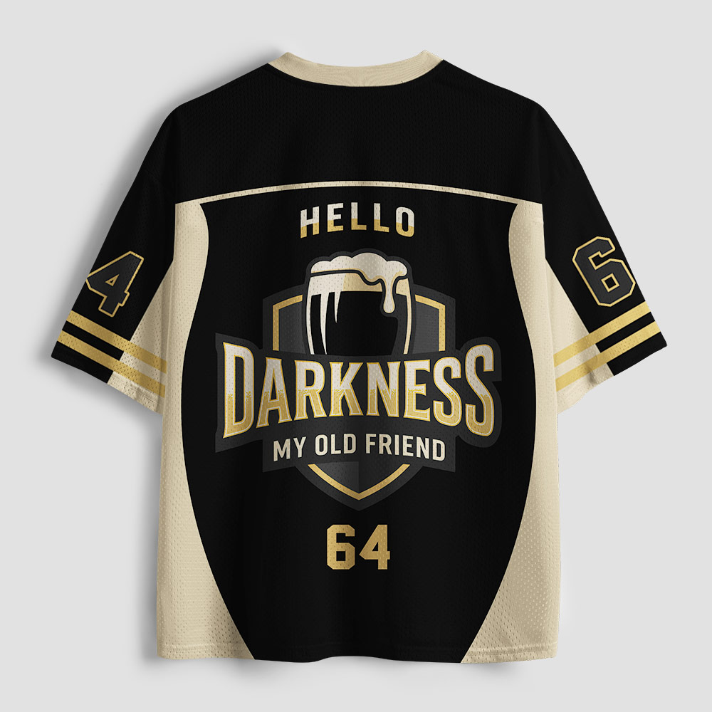 Hello Darkness My Old Friend Geek Mesh Jersey