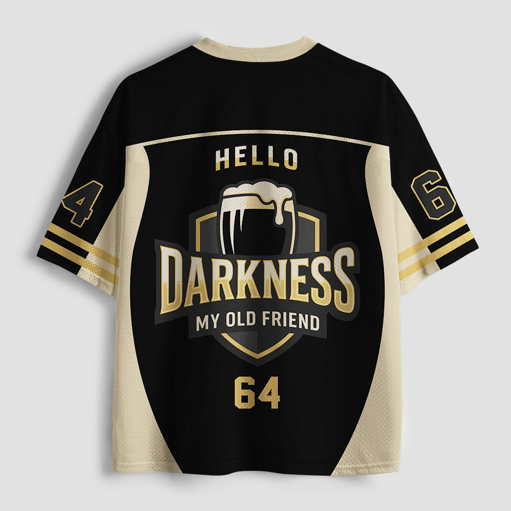 Hello Darkness My Old Friend Geek Mesh Jersey