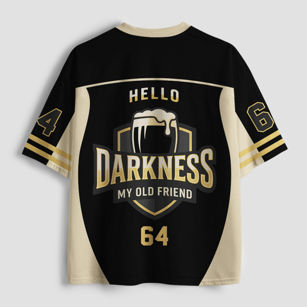 Hello Darkness My Old Friend Geek Mesh Jersey