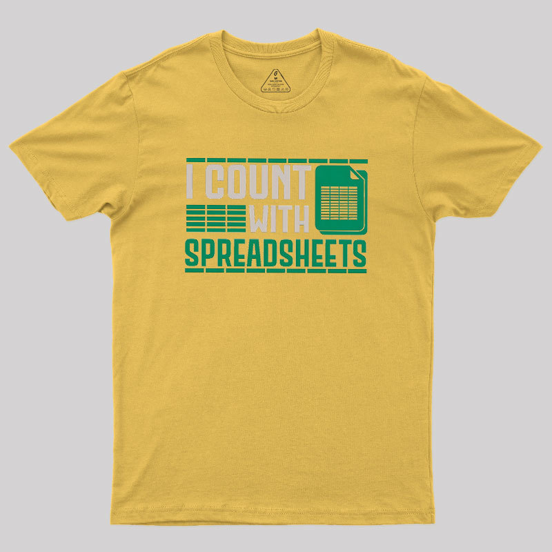 Funny Spreadsheet Accountant Geek T-Shirt