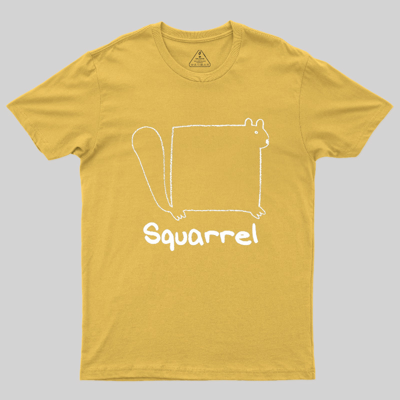 Funny Squarrel Squirrel Meme Geek T-Shirt