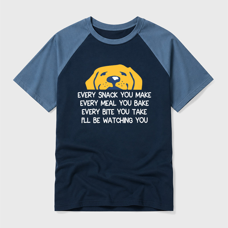 Every Snack You Make Geek Retro Raglan T-Shirt