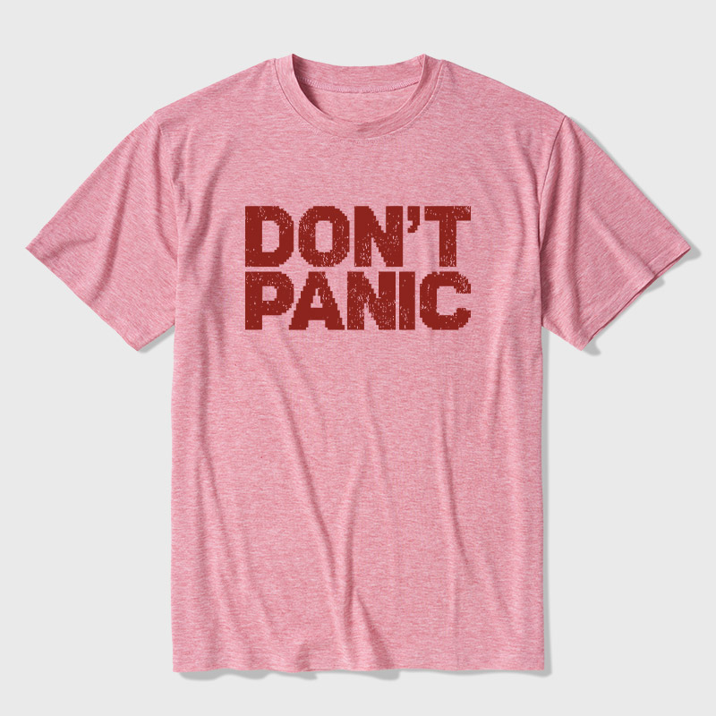 Don't Panic Ultra Soft Heather Tee