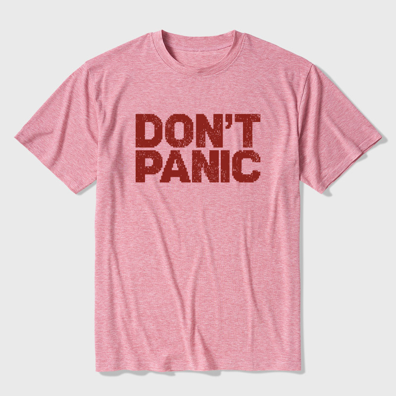 Don't Panic Ultra Soft Heather Tee