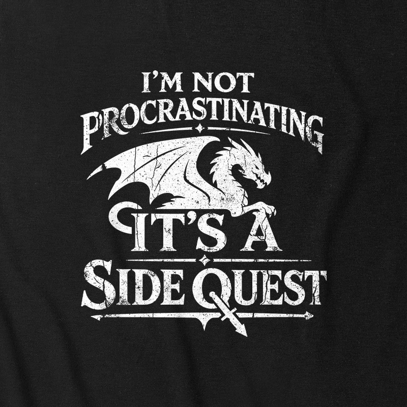 I'm Not Procrastinating It's A Side Quest Ultra Soft Heather Tank
