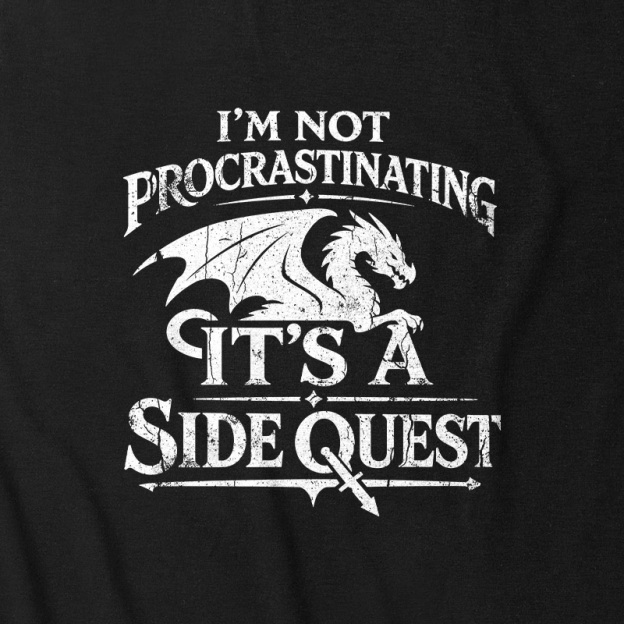 I'm Not Procrastinating It's A Side Quest Ultra Soft Heather Tank