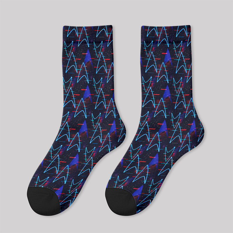 Scifi Space Icon Men's Socks