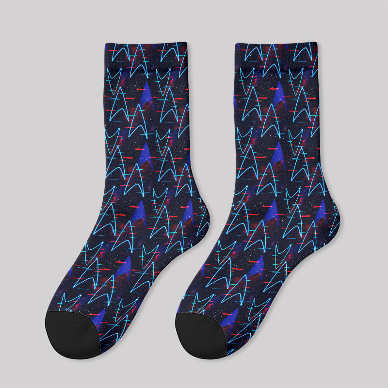 Scifi Space Icon Men's Socks