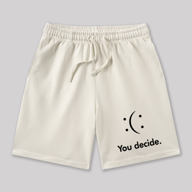 You Decide Geeky Washed Shorts