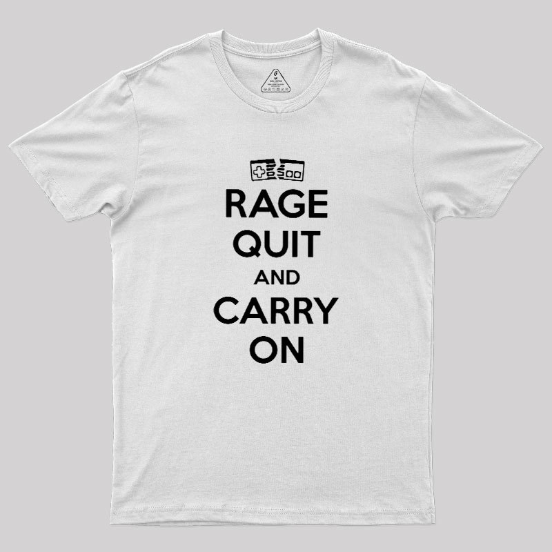 Rage Ouit Geek T-Shirt