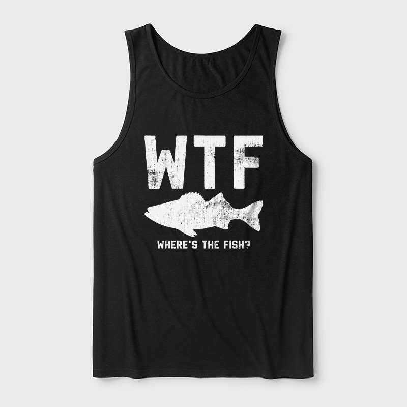 WTF Fish Ultra Soft Heather Tank