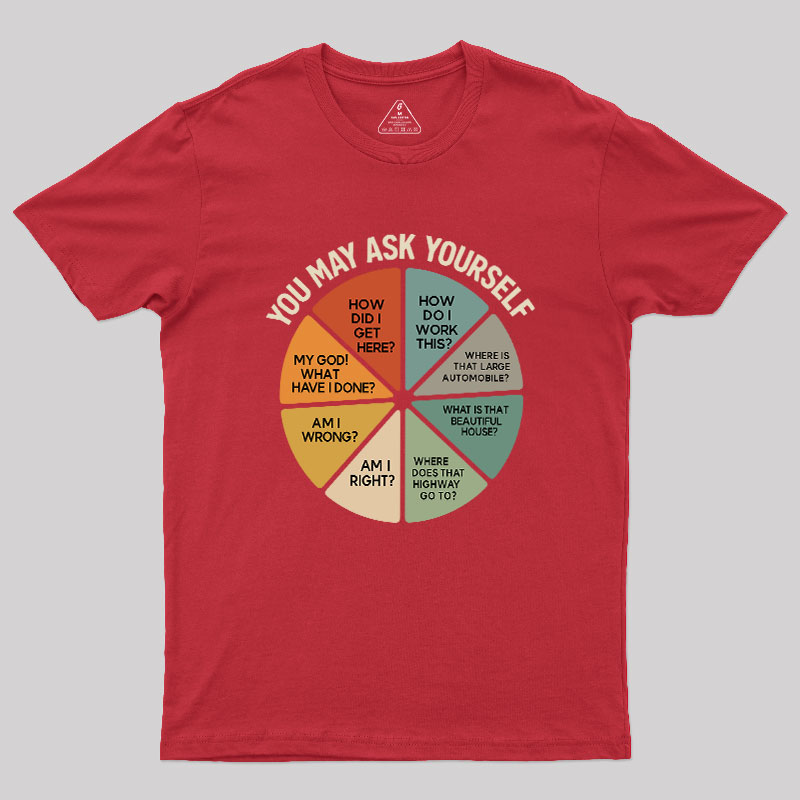 You May Ask Yourself Vintage Geek T-Shirt