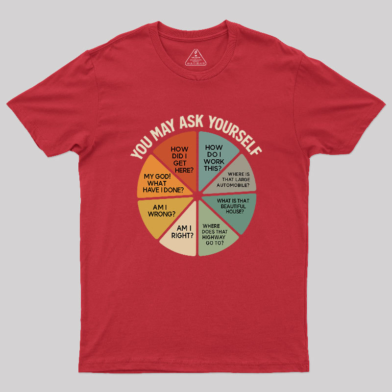 You May Ask Yourself Vintage Geek T-Shirt