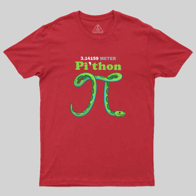 Pi-thon Geek T-Shirt