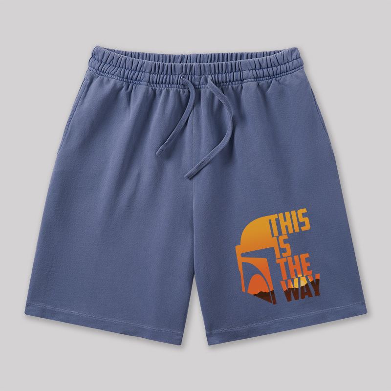 This is the Way Geeky Washed Shorts