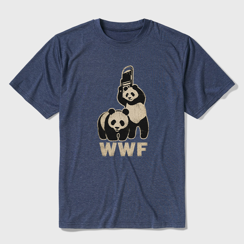 WWF Panda Ultra Soft Heather Tee