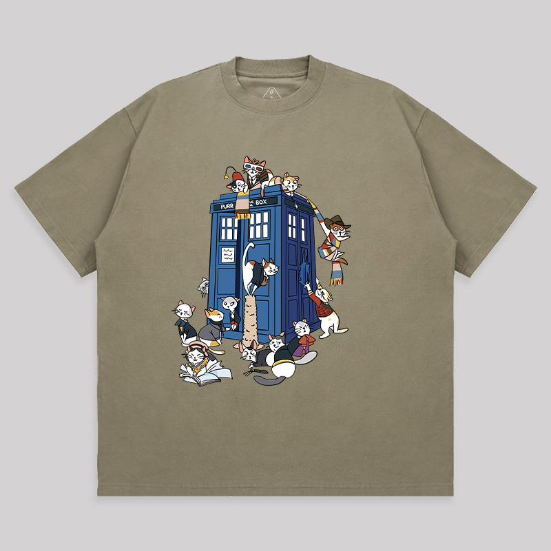 Doctor Cat Unisex Oversized T-shirt