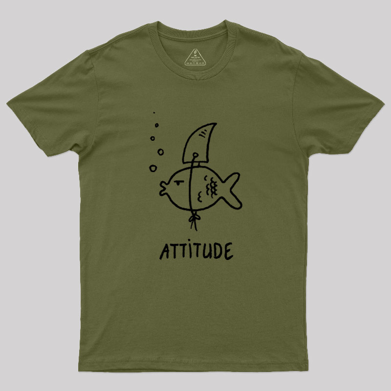 Fish Attitude Geek T-Shirt