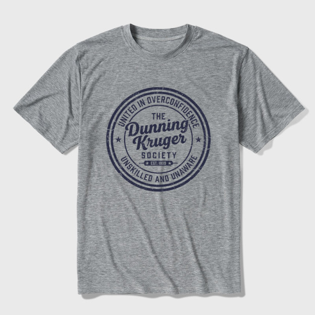 The Dunning-Kruger Society Ultra Soft Heather Tee