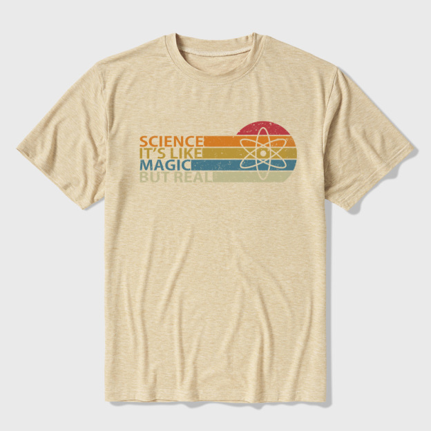 Science It's Like Magic But Real Ultra Soft Heather Tees