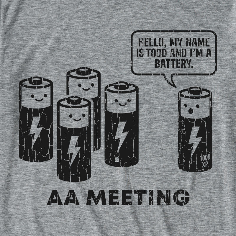 AA Meeting Ultra Soft Heather Tee