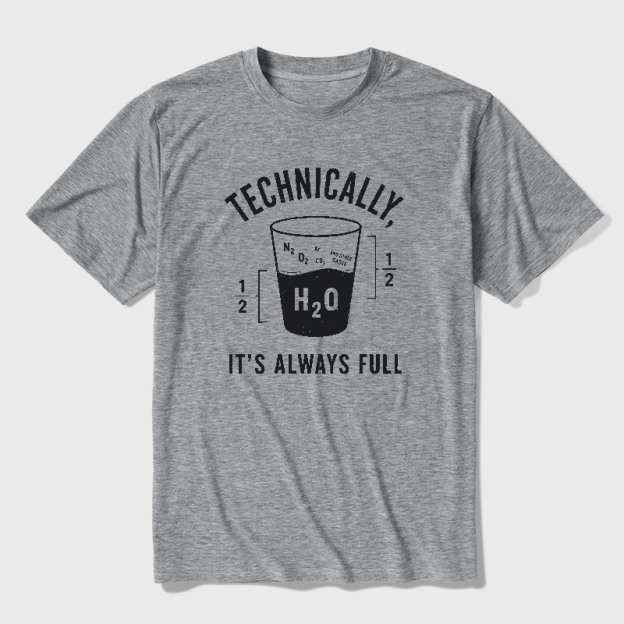 It's Always Full Science Ultra Soft Heather Tee