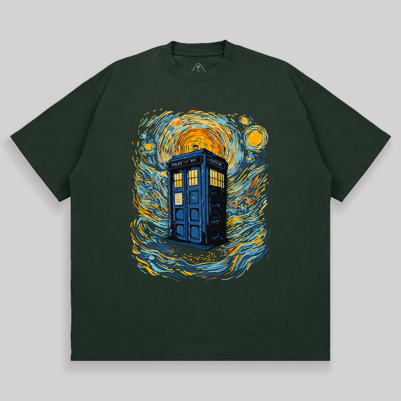 Starry Blue Box Unisex Oversized T-shirt