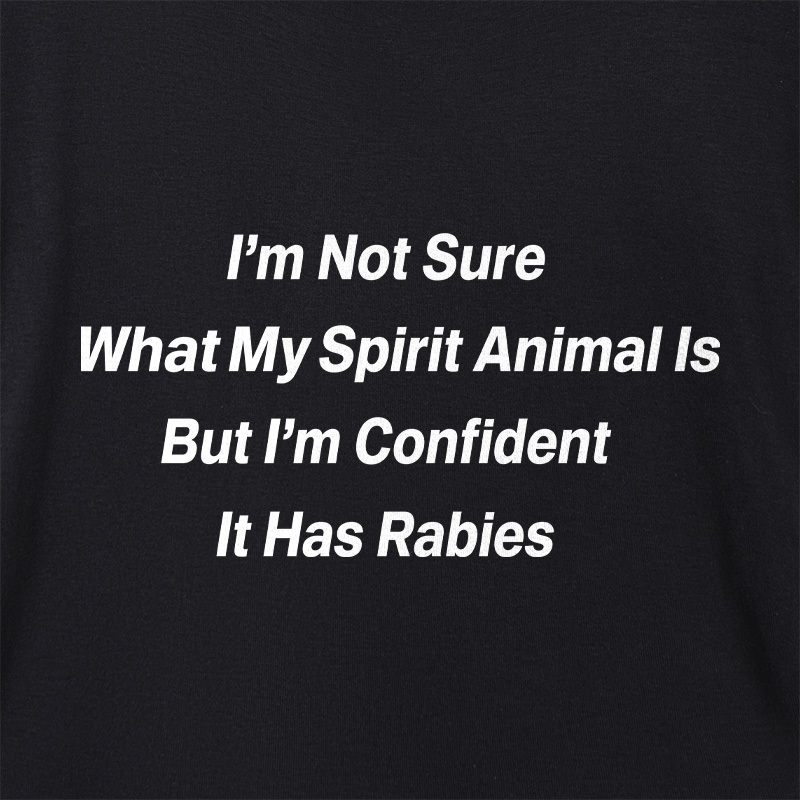 I'm Not Sure What My Spirit Geek Dolman Sleeve V-Neck Shirt