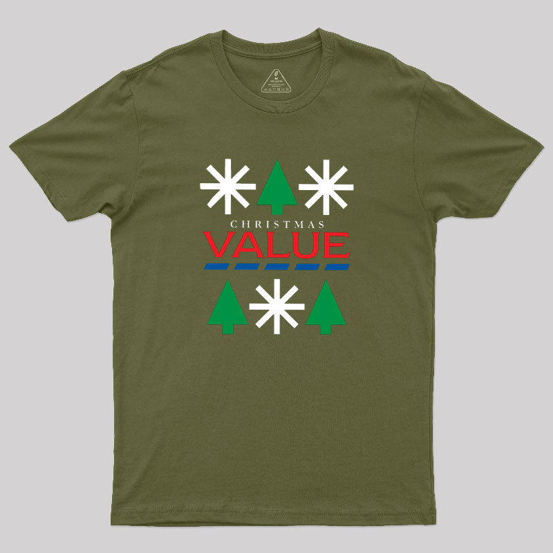 Value Christmas Geek T-Shirt