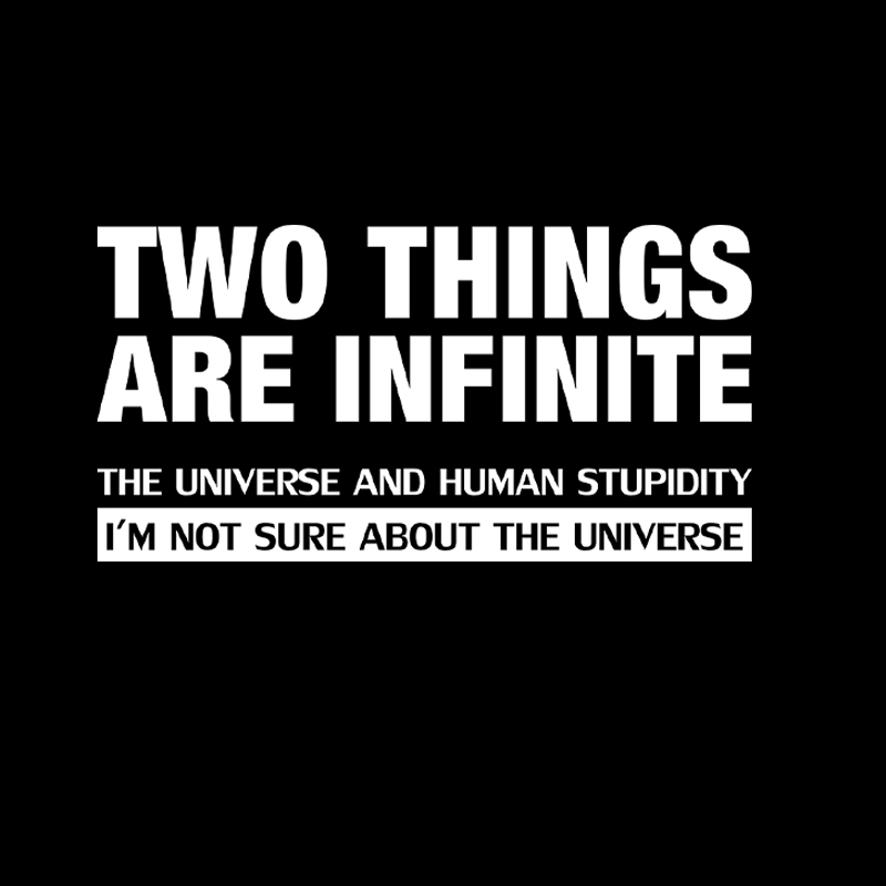 Infinite Stupidity Geek T-Shirt