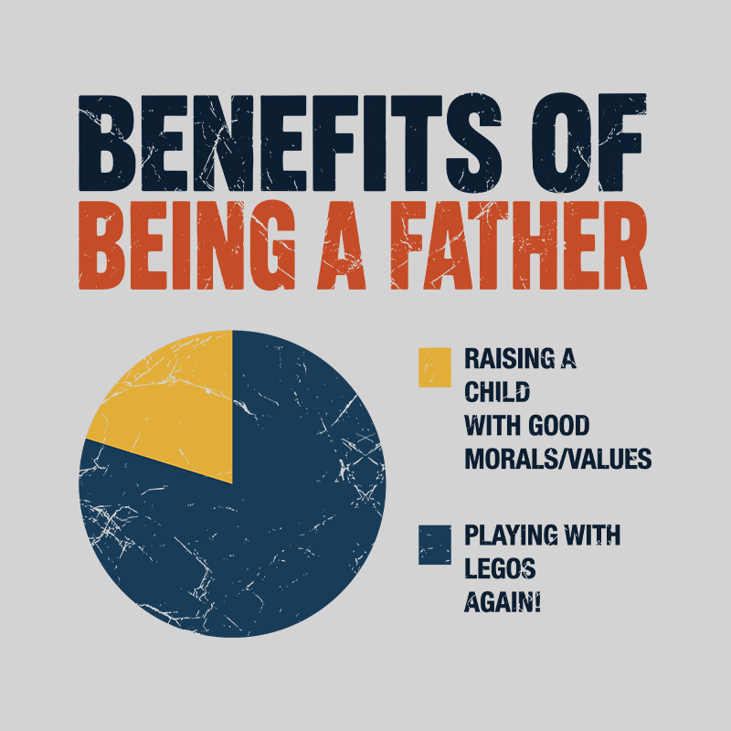 Benefits Of Being A Father Geek T-Shirt