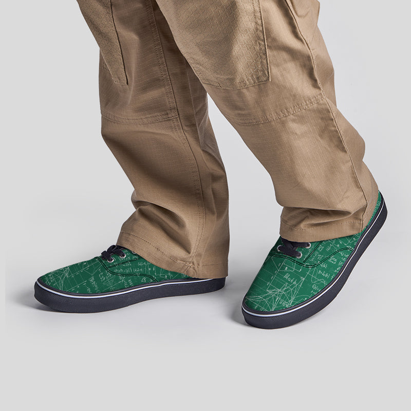 Math Function Geek Canvas Shoes
